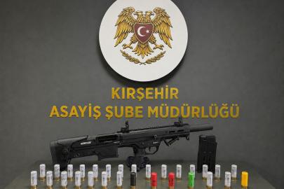 Kırşehir’de 2 ruhsatsız av tüfeği ele geçirildi