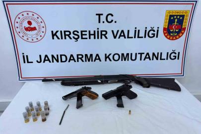 Kırşehir’de ruhsatsız silah operasyonu