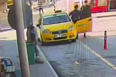 Kontak anahtarı üzerinde bırakılan taksiyi alıp kaçmaya çalıştı, köşeyi dönemeden yakalandı