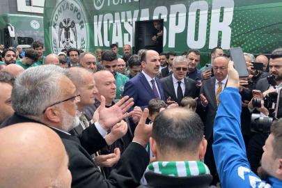 Konyaspor, kupa finali için Antalya’ya uğurlandı