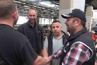 Kurban pazarında güldüren anlar :Mali Polis çetin pazarlığa dahil oldu
