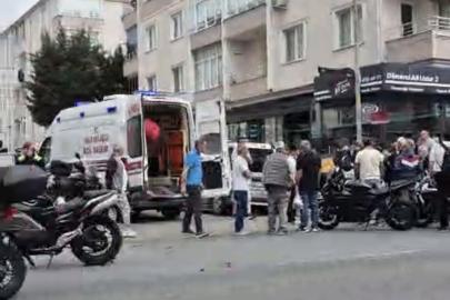 Lüleburgaz’da motosikletin çarptığı yaya yaralandı