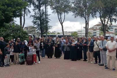 Manavgatlı hacı adayları kutsal topraklara uğurlandı