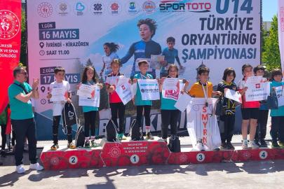 Manisalı oryantiring sporcularından Türkiye Şampiyonasında büyük başarı