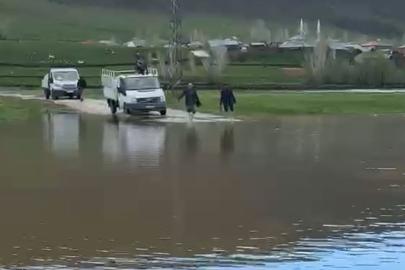 Muş’ta şiddetli yağış sonrası köy sular altında kaldı