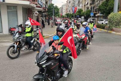Nazilli’de iki tekerli kutlama