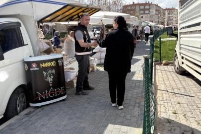 Niğde’de narkotik ekiplerinden bilgilendirme çalışması