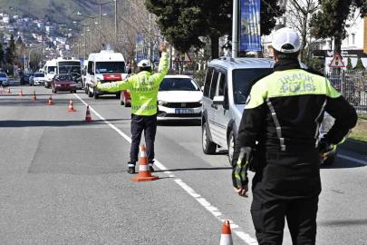 Ordu’da bir haftada 20 binden fazla araç ve sürücüsü denetlendi