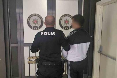 Polis 22 yıl 3 ay 27 gün hapis cezasıyla aranan şahsı yakaladı
