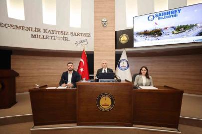 Şahinbey Belediyesi mayıs ayı meclis toplantısı yapıldı