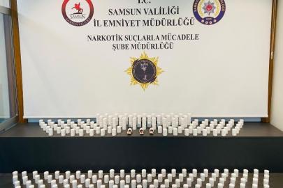 Samsun’da 10 bin uyuşturucu hap ele geçirildi