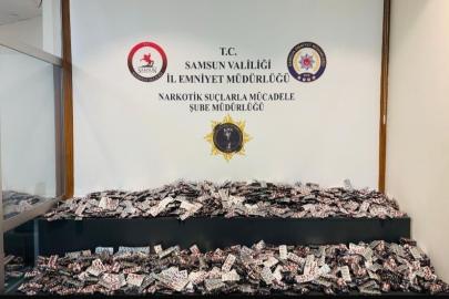 Samsun’da 33 bin  uyuşturucu hap ele geçirildi: 2 kişi tutuklandı