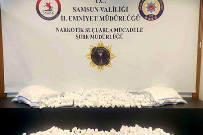Samsun’da 51 bin 800 uyuşturucu hap ele geçirildi
