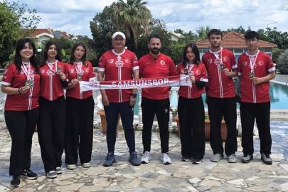 Samsunspor Çim Topu Takımı uluslararası arenada göz doldurdu