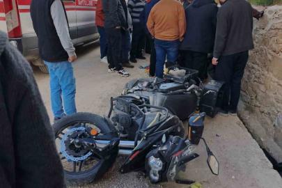 Sarıveliler’de motosiklet kazası: 1 yaralı