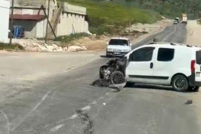 Siirt OSB’de iki hafif ticari araç çarpıştı