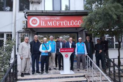 Siirt’ten kutsal topraklara ilk kafile uğurlandı