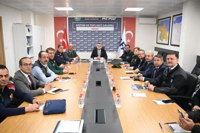 Sinop’ta afet hazırlıkları gözden geçirildi