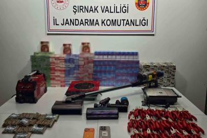 Şırnak’ta 23 milyon 812 bin lira değerinde kaçak malzemeler ele geçirildi