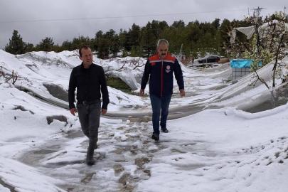 Toroslar’da yağışın ardından hasar tespit çalışmaları başladı