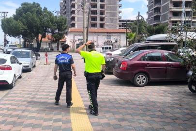 Turgutlu Zabıtası ve trafik ekiplerinden ortak denetim