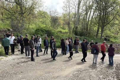 Yeşillikler beldesi Tut ilçesinde doğa yürüyüşü