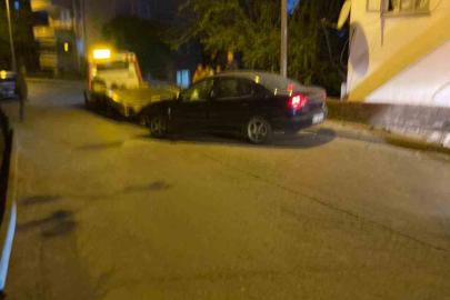 Zonguldak’ta trafik kazası kamerada: 2 yaralı