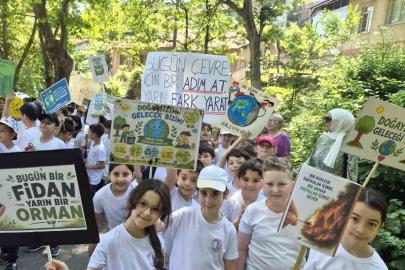 5 Haziran Dünya Çevre Günü kapsamında yürüyüş düzenlendi