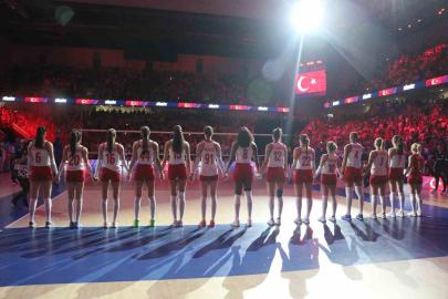 A Milli Kadın Voleybol Takımı, Belçika’yı 3-0 mağlup etti