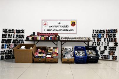 Aksaray’da 25 milyonluk kaçakçılığa jandarma darbesi