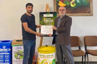 Alanya’da 3 ayda 572 litre atık yağ geri dönüşüme kazandırıldı