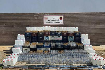 Alanya’da kaçak alkol operasyonu: Bin litre kaçak alkol ele geçirildi