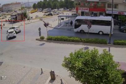 Antalya’da göz göre göre gelen kaza kamerada