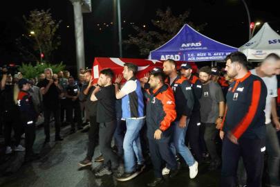 Arama-Kurtarma çalışmalarında hayatını kaybeden AFAD personeli için Rize’de tören düzenlendi