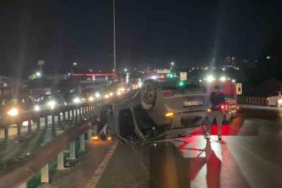 Arnavutköy’de zincirleme kaza: 1 yaralı