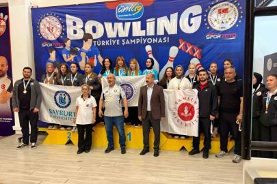 Atatürk Üniversitesi bowlingde Türkiye’nin zirvesine adını yazdırdı