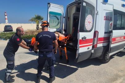 Aydın açıklarında bir şahsa tıbbi tahliye