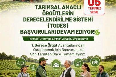 Aydın Tarım İl Müdürlüğü’nden TODES başvurusu uyarısı