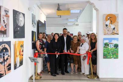 Aydın’da her yaştan sanatseverin eserleri görücüye çıktı