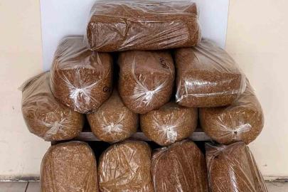 Bafra’da 60 kilo kaçak tütün ele geçirildi