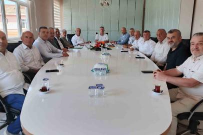 Bafra’da ziraat odası başkanlarından buğday ve arpa fiyatı açıklaması