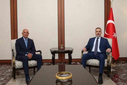 Bakan Fidan, ABD’nin Ankara Büyükelçisi Barrack’ı kabul etti