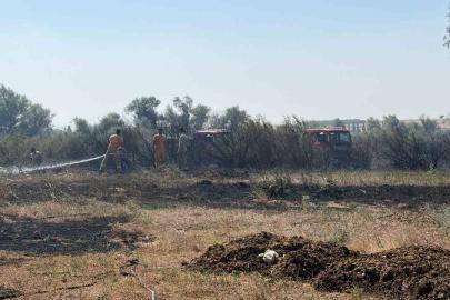 Balıkesir’de iki ayrı ilçede çıkan arazi yangınları kontrol altına alındı