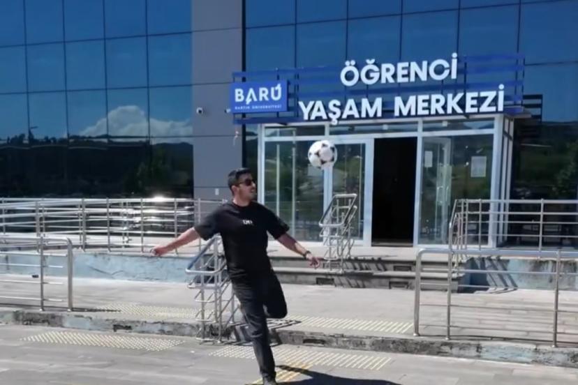Bartın Üniversitesinden A Milli Takım’a destek videosu