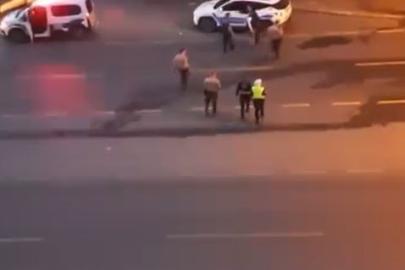 Başakşehir’de işletmeyi kurşunlayan motosikletliler suçüstü yakalandı