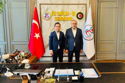 Başkan Aküzüm, HAK-İŞ Genel Başkan Yardımcısı Sert ile bir araya geldi