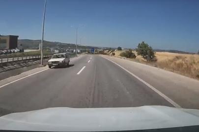 Çanakkale’de ters yönde giden sürücü kazaya davetiye çıkarttı