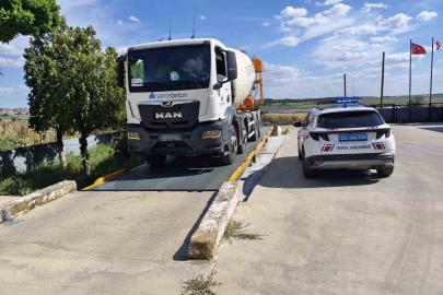 Çimentoyu fazla yükleyince 60 bin TL ceza kesildi