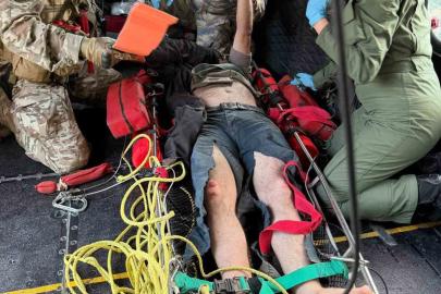 Çorum’da dağ yürüyüşü sırasında kaybolan şahıs helikopterle kurtarıldı