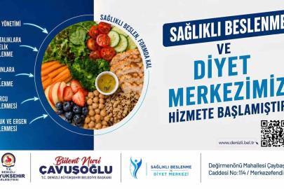 Denizli Büyükşehir ücretsiz diyetisyen hizmeti sunuyor
